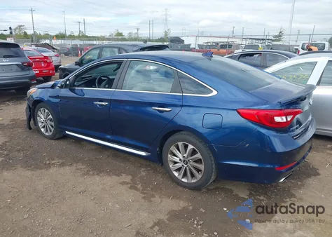 2015 Hyundai Sonata Sport из США, поврежденный, VIN 5NPE34AF0FH076028
